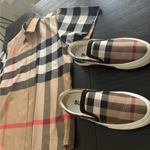 Burberry Shirt and Shoes